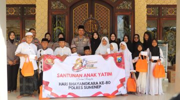 Polres Sumenep Gelar Do’a Bersama Sambut Tahun Baru Islam 1448 H dan Hari Bhayangkara Ke-80
