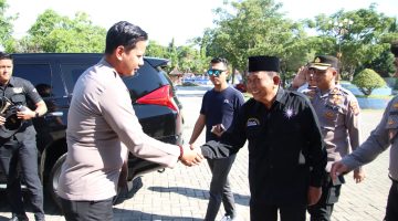 Gelar Apel Persiapan Pengamanan Pengesahan Warga PSHT, Kapolres Simenep Tekankan Pengamanan Maksimal