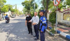 Kanit Patroli Disperkimhub Sumenep Pimpin Sosialisasi dan Penertiban Parkir di Depan RSUD