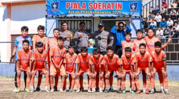 Dua Putra Anggota Polres Bondowoso Antar Arseko Juara Piala Soeratin U15, 
