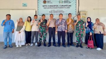 Pastikan Makanan Aman dan Bergizi, Polsek Curahdami Bersama Forkopimcam Plus Sidak Dapur SPPG