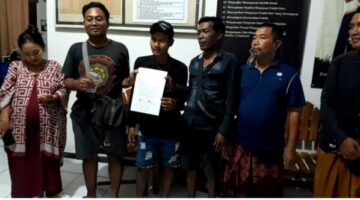 Kecelakaan Beruntun di Jalan Raya Blega Tiga Kendaraan Ringsek Satu Korban Luka Ringan Berahir Damai