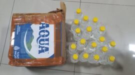 Foto : Barang bukti diduga arak Bali yang diamankan Satnarkoba Polres Sumenep, Sabtu (09/08/2026). 