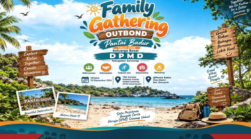 DPMD Sumenep Bangun Kekompakan Lewat Family Gathering di Pantai Badur