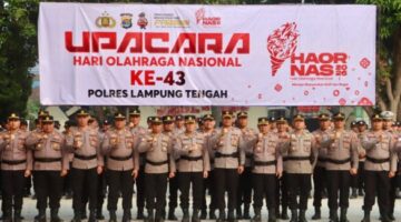Polres Lampung Tengah Peringati Haornas 2026, Ajak Masyarakat Budayakan Hidup Sehat