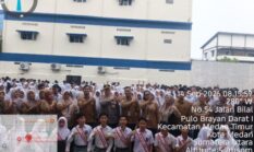 Kapolsek Medan Timur Turun ke Sekolah, Seribuan Siswa SMK Imelda Dapat Peringatan Keras soal Tawuran Narkoba hingga Judi Online