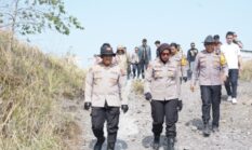 Cegah Karhutla, Polres Kediri Siagakan Ratusan Personel Gabungan di Lereng Kelud