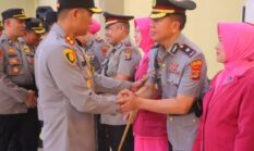 Rotasi Jabatan, Wakapolres Lampung Tengah , Kasat Lantas dan Kapolsek Bangun Rejo Berganti
