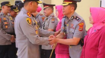 Rotasi Jabatan, Wakapolres Lampung Tengah , Kasat Lantas dan Kapolsek Bangun Rejo Berganti