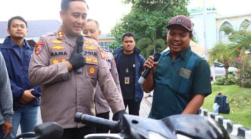 Kapolres Gresik Kembalikan Motor Korban Curanmor, Dua Residivis Diberi Tindakan Tegas Terukur