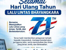HUT ke-71 Lalu Lintas Bhayangkara, Lintasmadura.id Sampaikan Apresiasi untuk Polantas