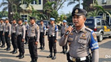 Kukuhkan Disiplin Anggota, Kanit Intelkam Polsek Tamalate Pimpin Apel Pagi